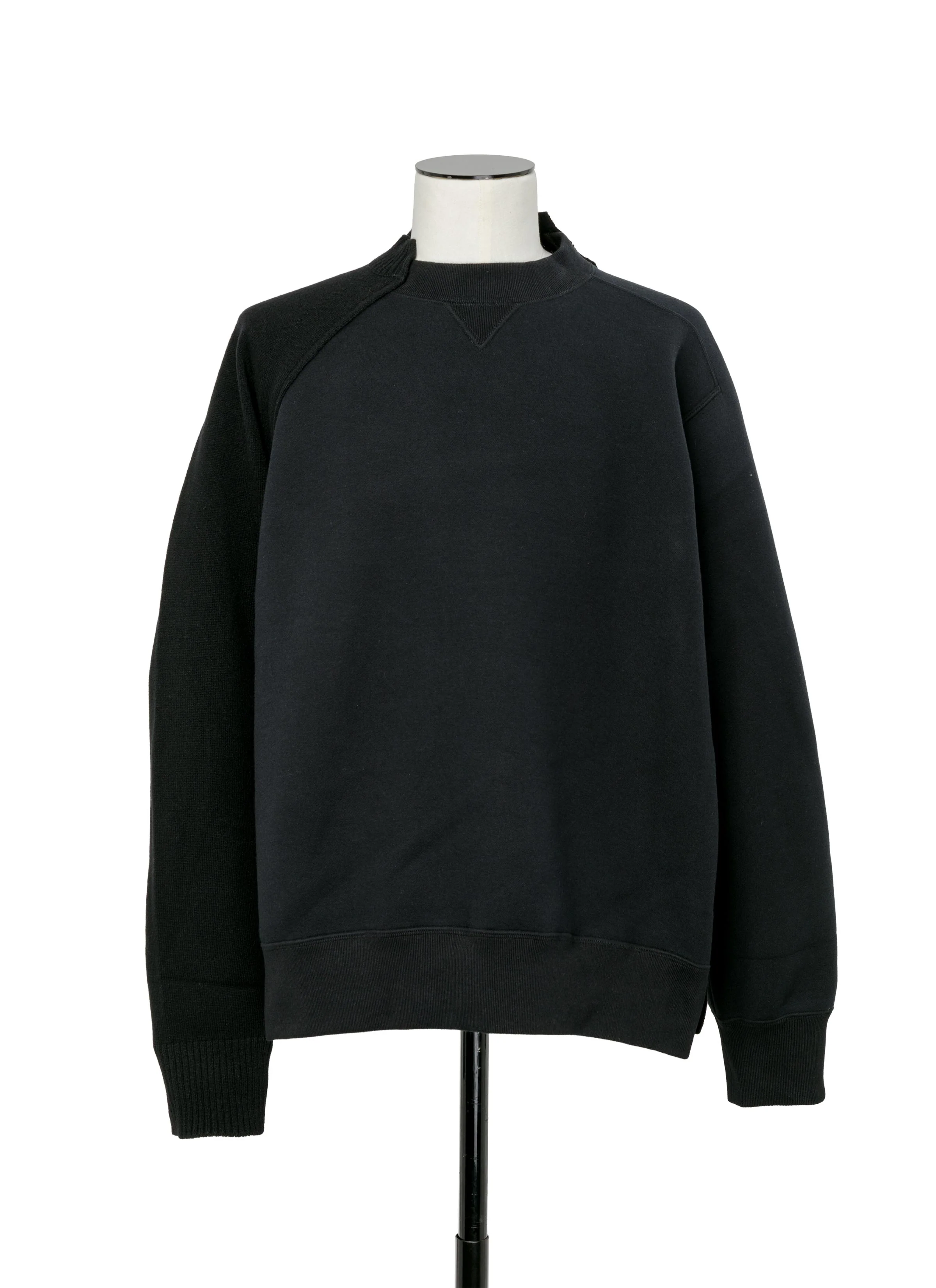 Wool Knit x Sponge Sweat Pullover